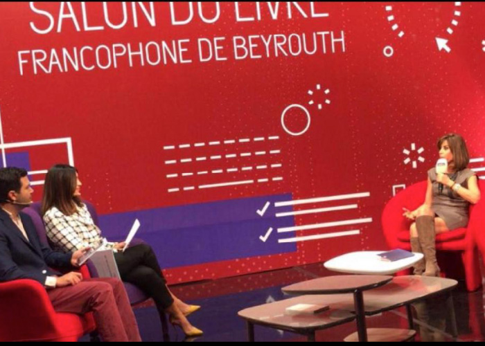 évènement salon du livre interview TV